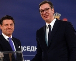 Vučić: Bez dogovora sa Prištinom nema ulaska u EU; Konte: Nadam se brzom kompromisu
