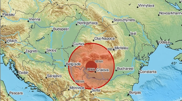 Snažan zemljotres zatresao Rumuniju
